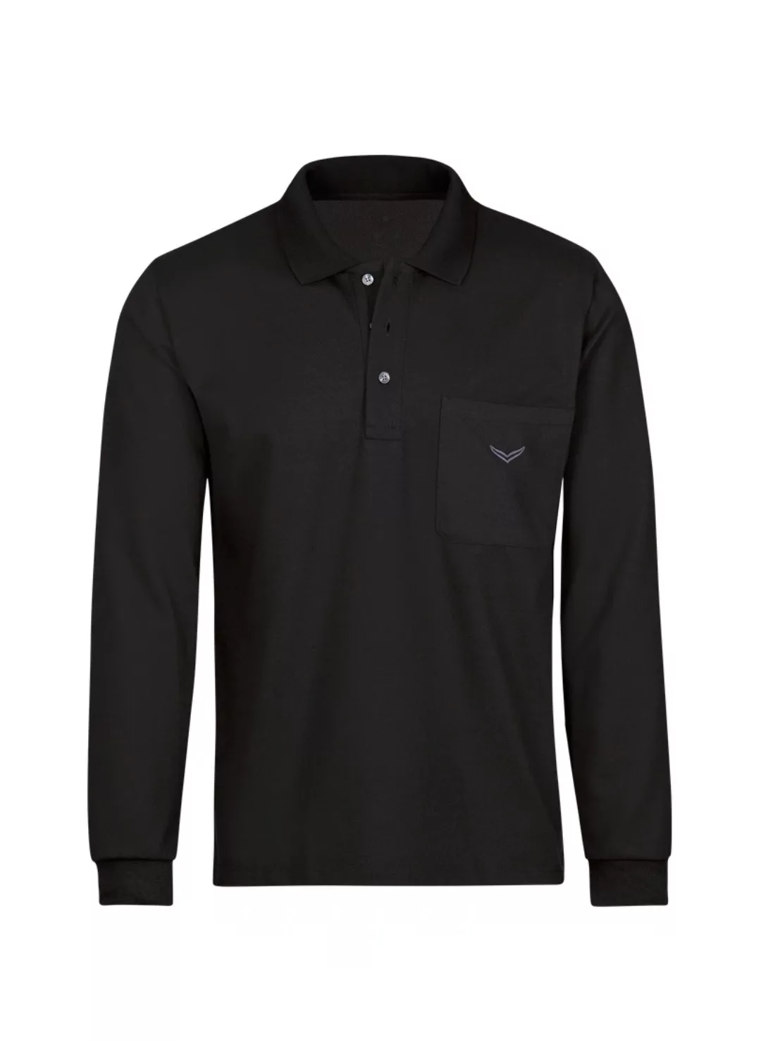 Trigema Poloshirt "TRIGEMA Langarm Poloshirt aus Baumwolle" günstig online kaufen