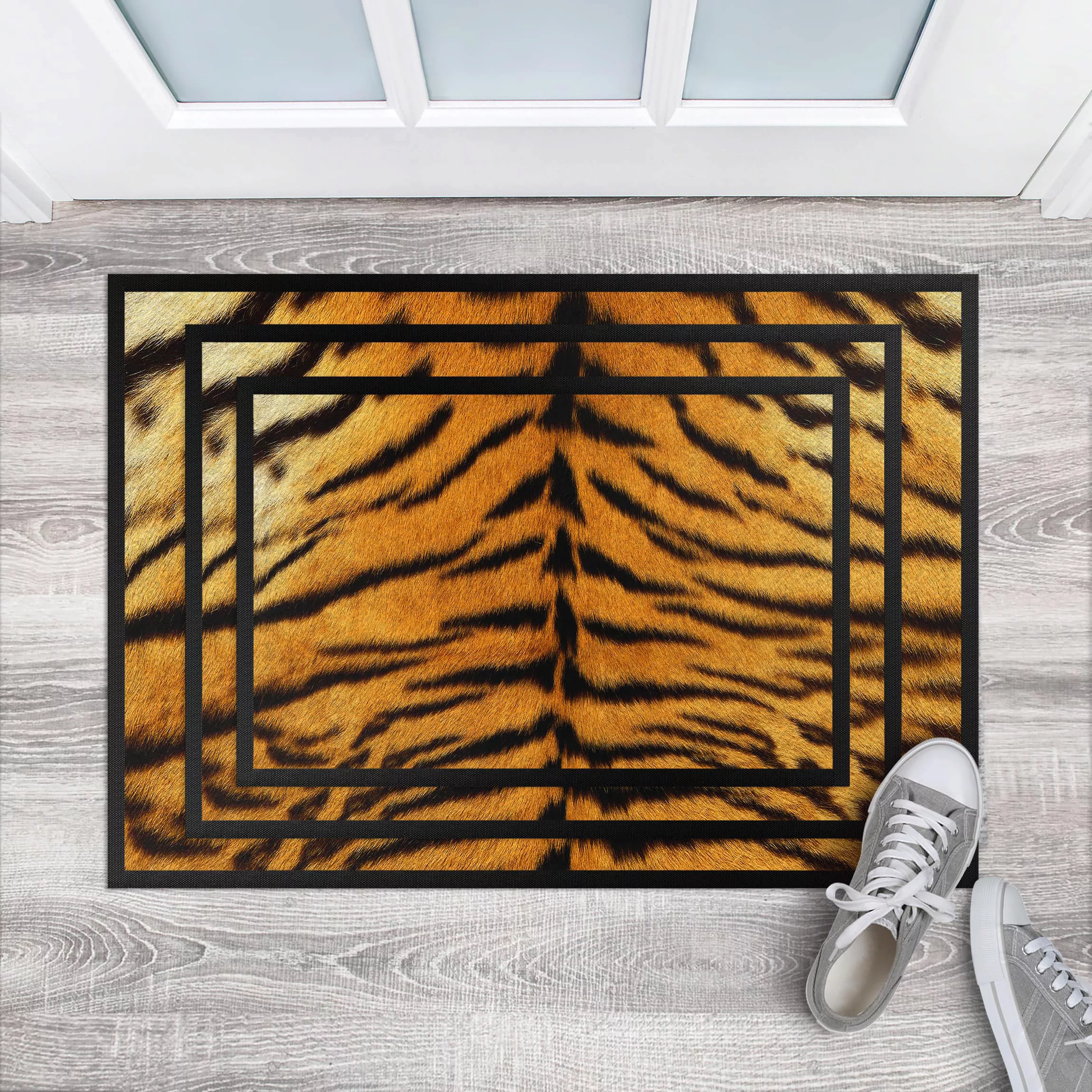 Fußmatte Muster & Textur Tigerfell günstig online kaufen