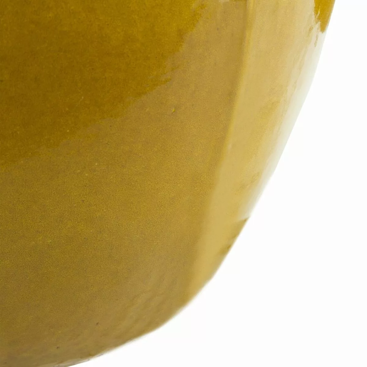Vase 52 X 52 X 80 Cm Aus Keramik Gelb (2 Stück) günstig online kaufen