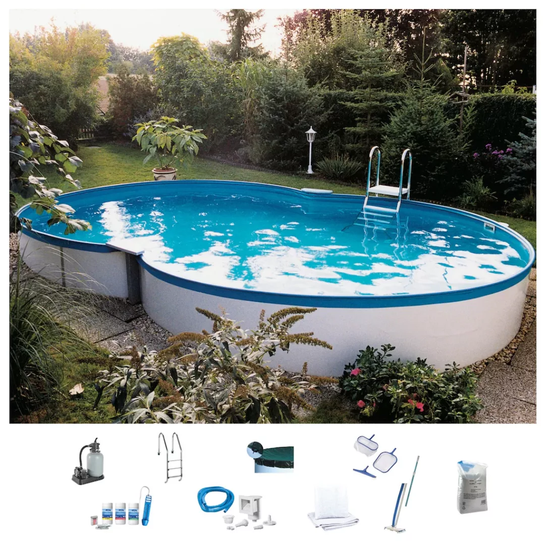 my POOL BWT Achtformpool, (Set, 10 tlg.), BxLxH: 460x725x120 cm günstig online kaufen