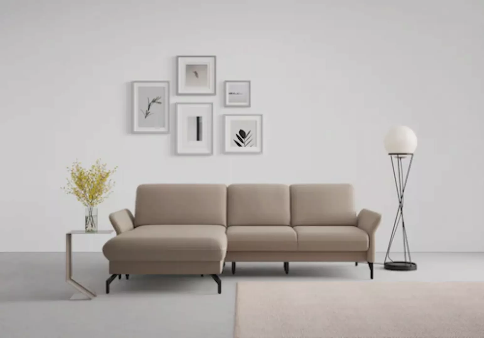 sit&more Ecksofa Fashion L-Form, wahlweise mit Kopfteilverstellung und Vorz günstig online kaufen