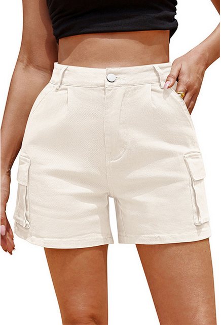 CHENIN Relaxshorts Enge, schmale, lässige cargo-shorts für damen Gerade gew günstig online kaufen