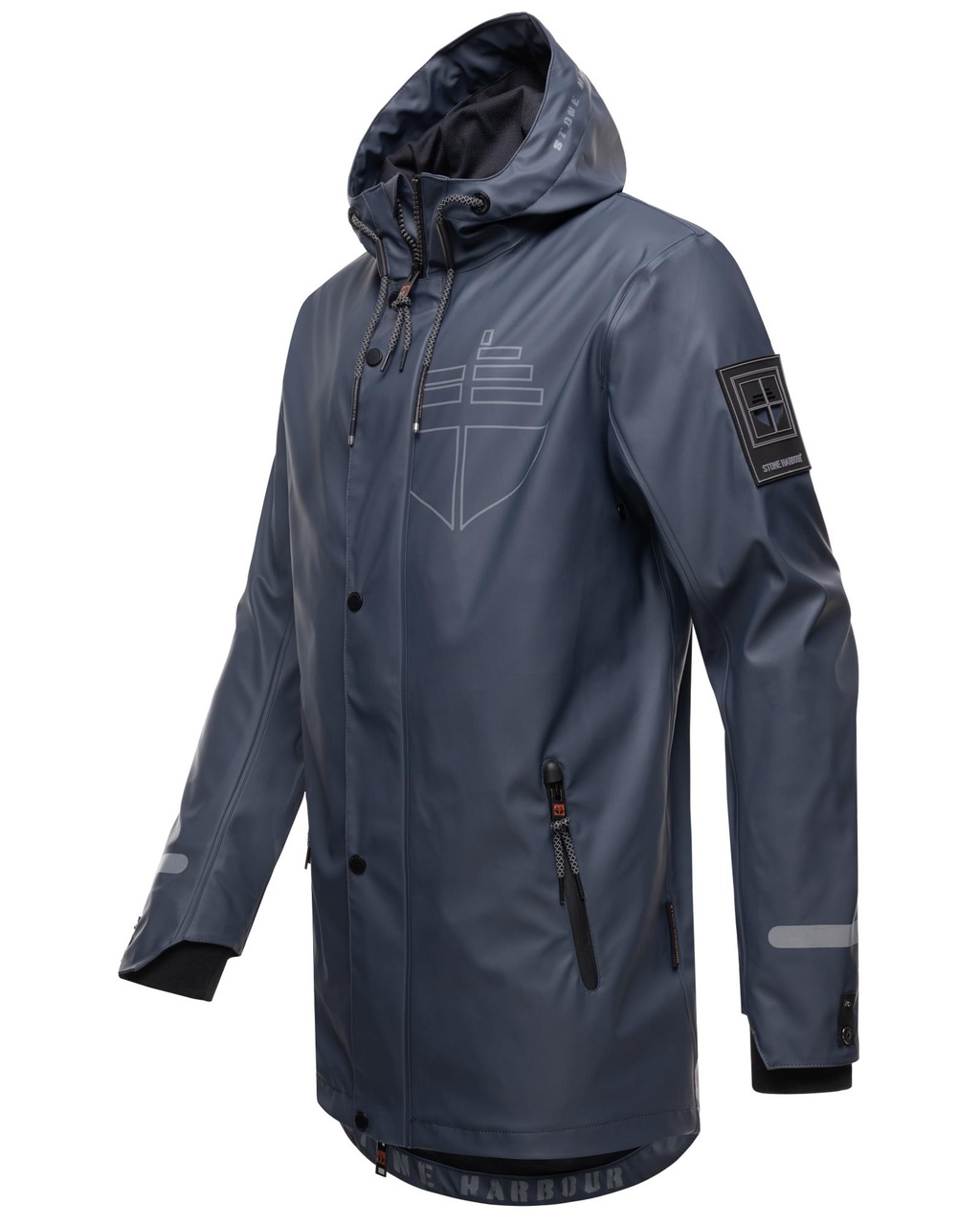 Stone Harbour Regenmantel "Tamio", Wasserdichter Herren Regenjacke mit lang günstig online kaufen