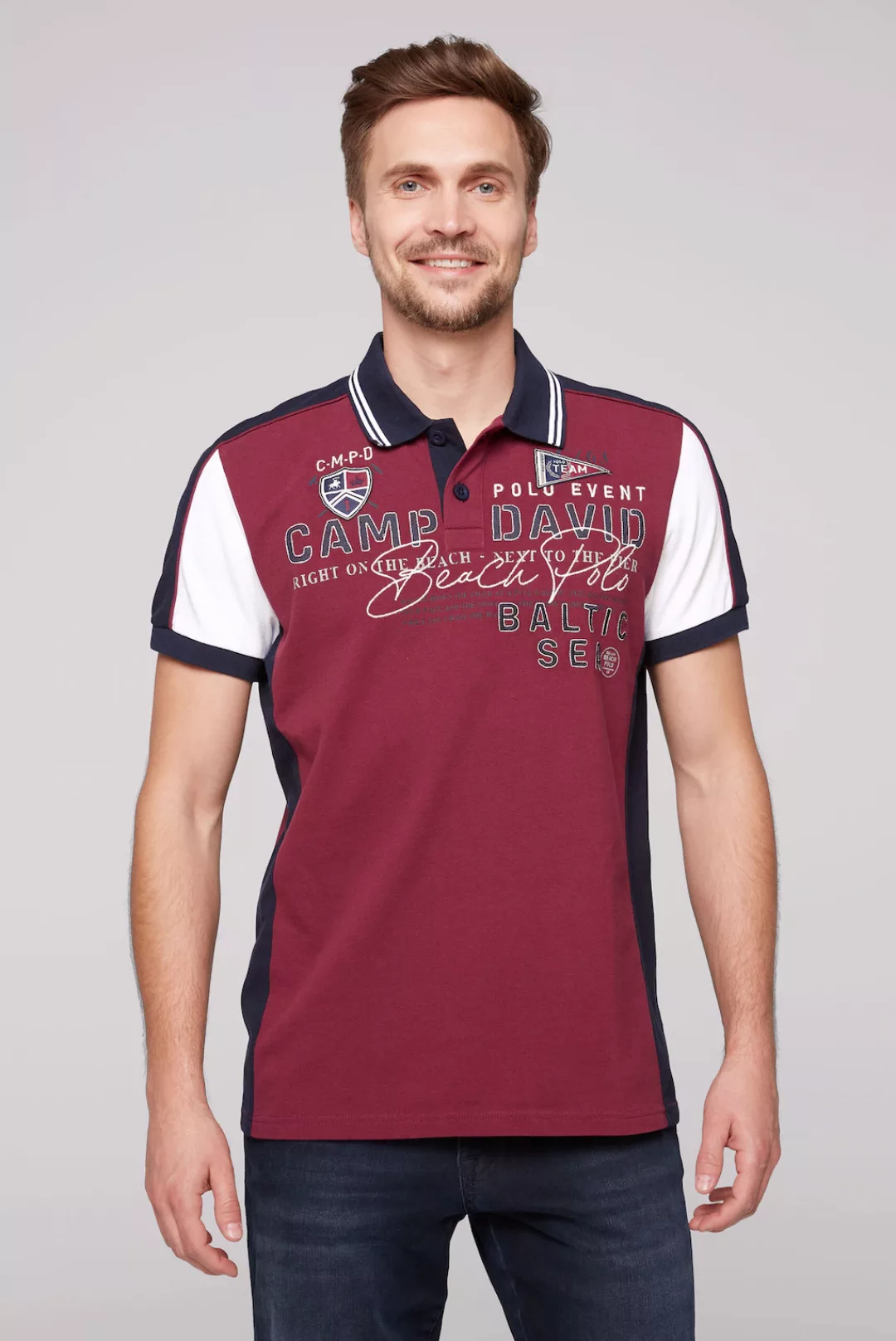 CAMP DAVID Poloshirt, aus Baumwolle günstig online kaufen