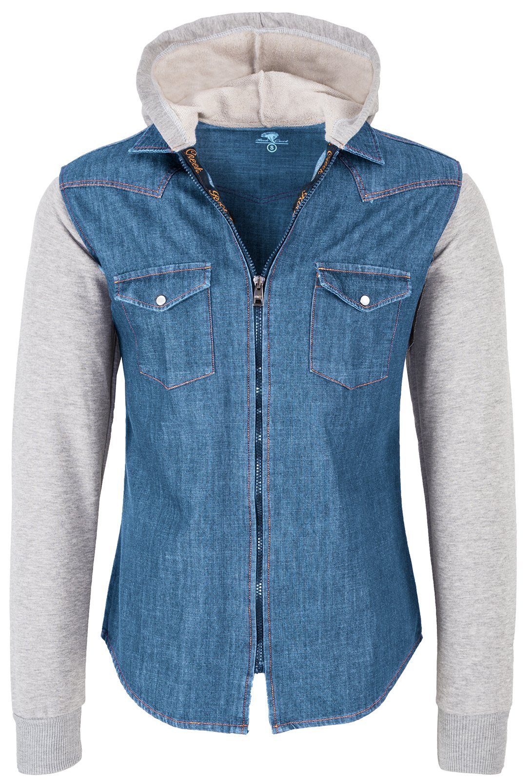 Rock Creek Jeansjacke Herren Jeanshemd mit günstig online kaufen