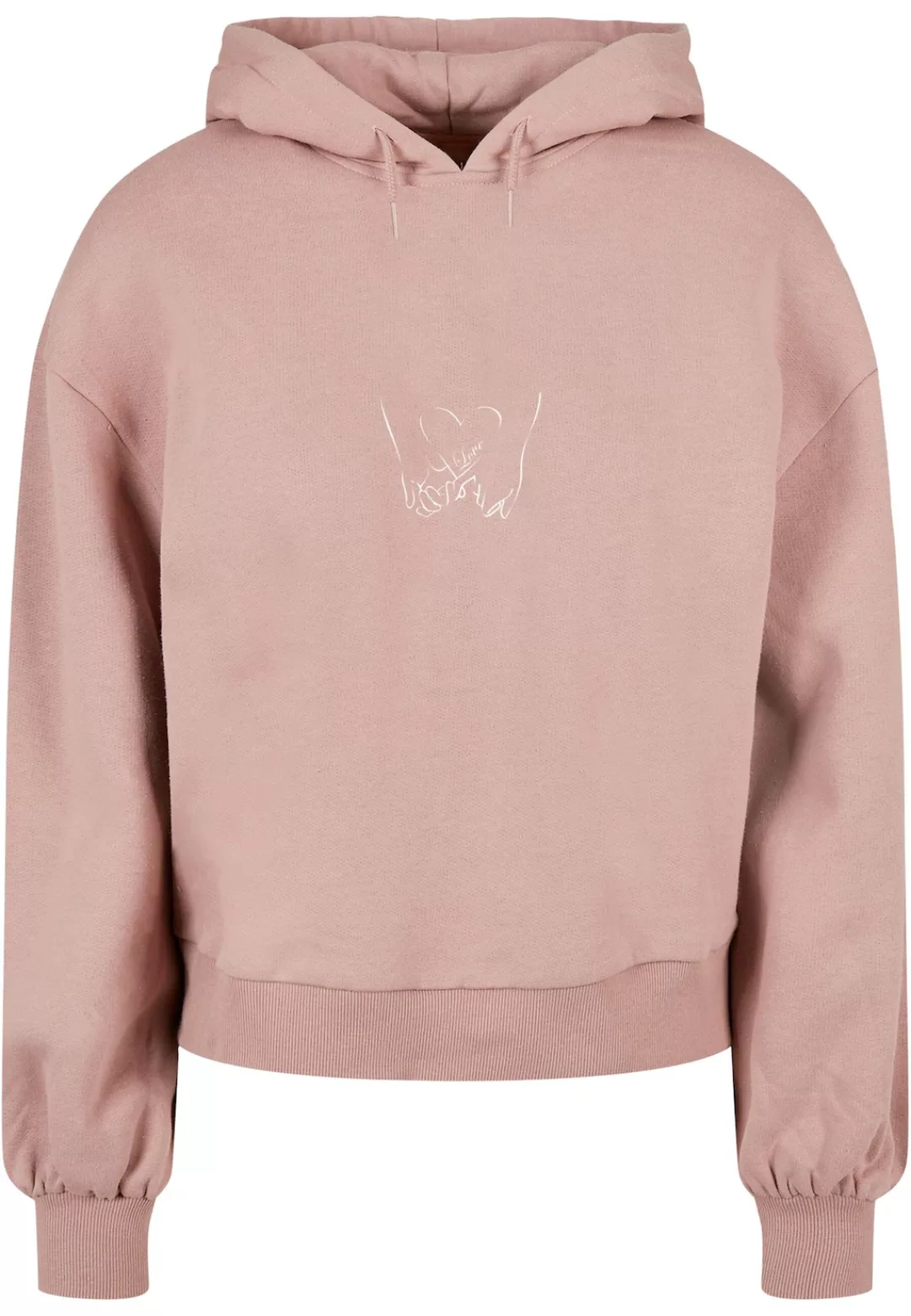 Merchcode Kapuzenpullover "Merchcode Damen Ladies Love 2 Organic Oversized günstig online kaufen