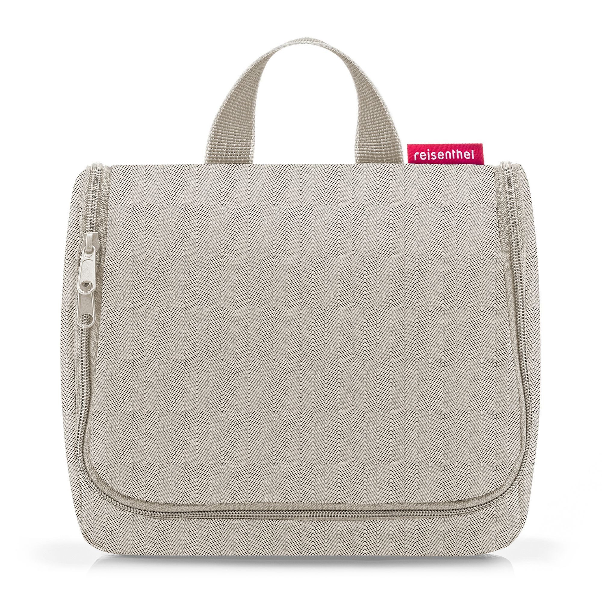 REISENTHEL® Kulturbeutel toiletbag herringbone sand, toiletbag günstig online kaufen