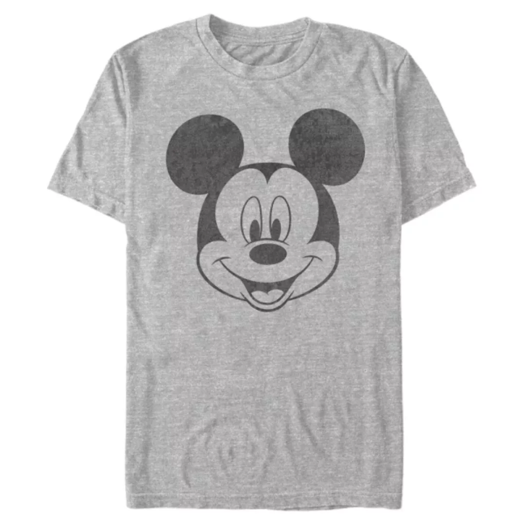 Disney - Micky Maus - Micky Maus Mickey Face - Männer T-Shirt günstig online kaufen