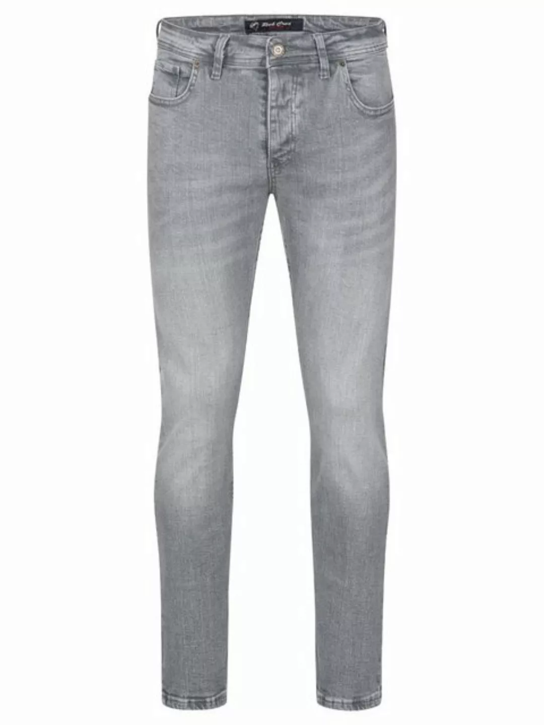 Rock Creek Regular-fit-Jeans Herren Jeans Stonewashed Grau RC-2412 günstig online kaufen