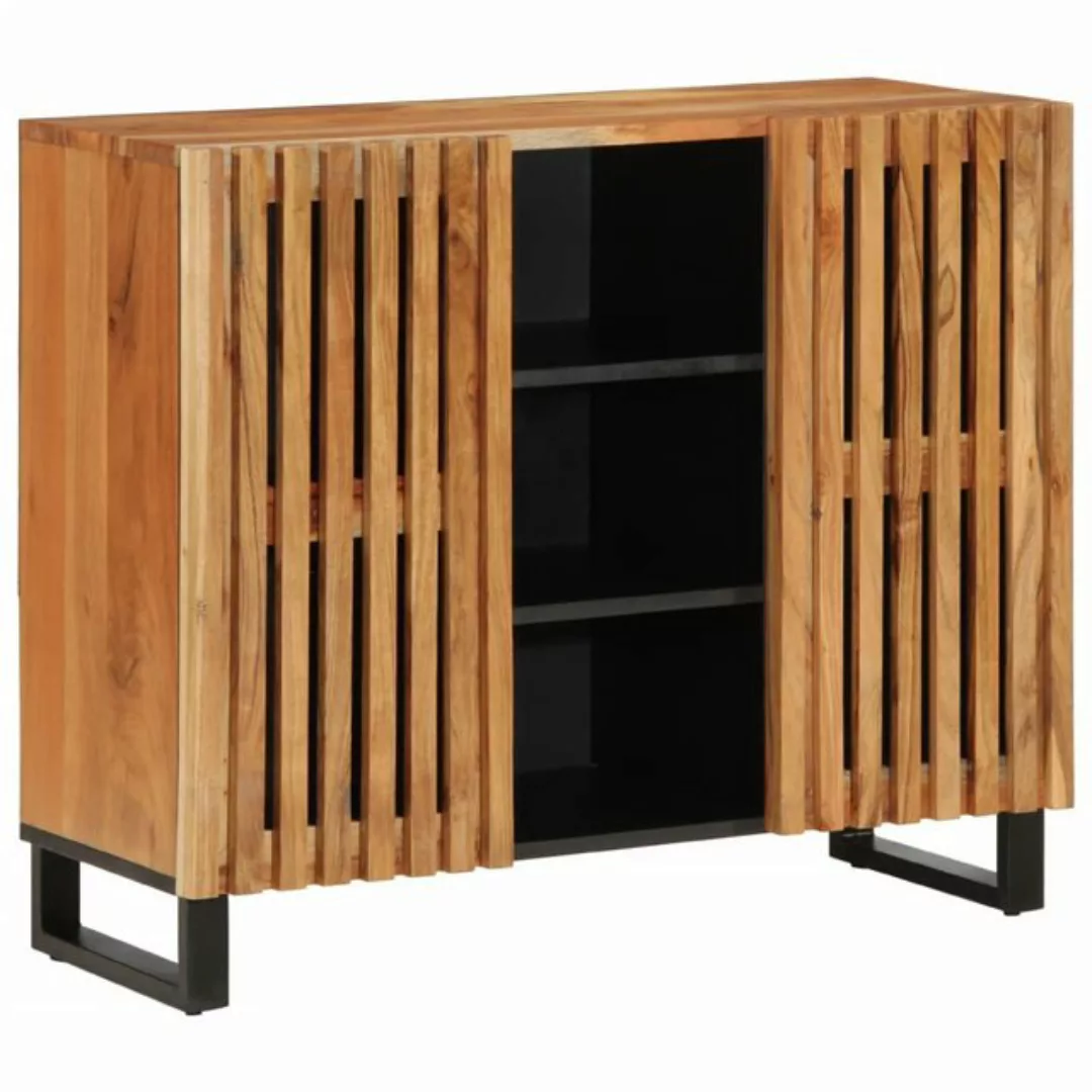 vidaXL Fächerschrank Sideboard 90x34x75 cm Massivholz (1-St) günstig online kaufen