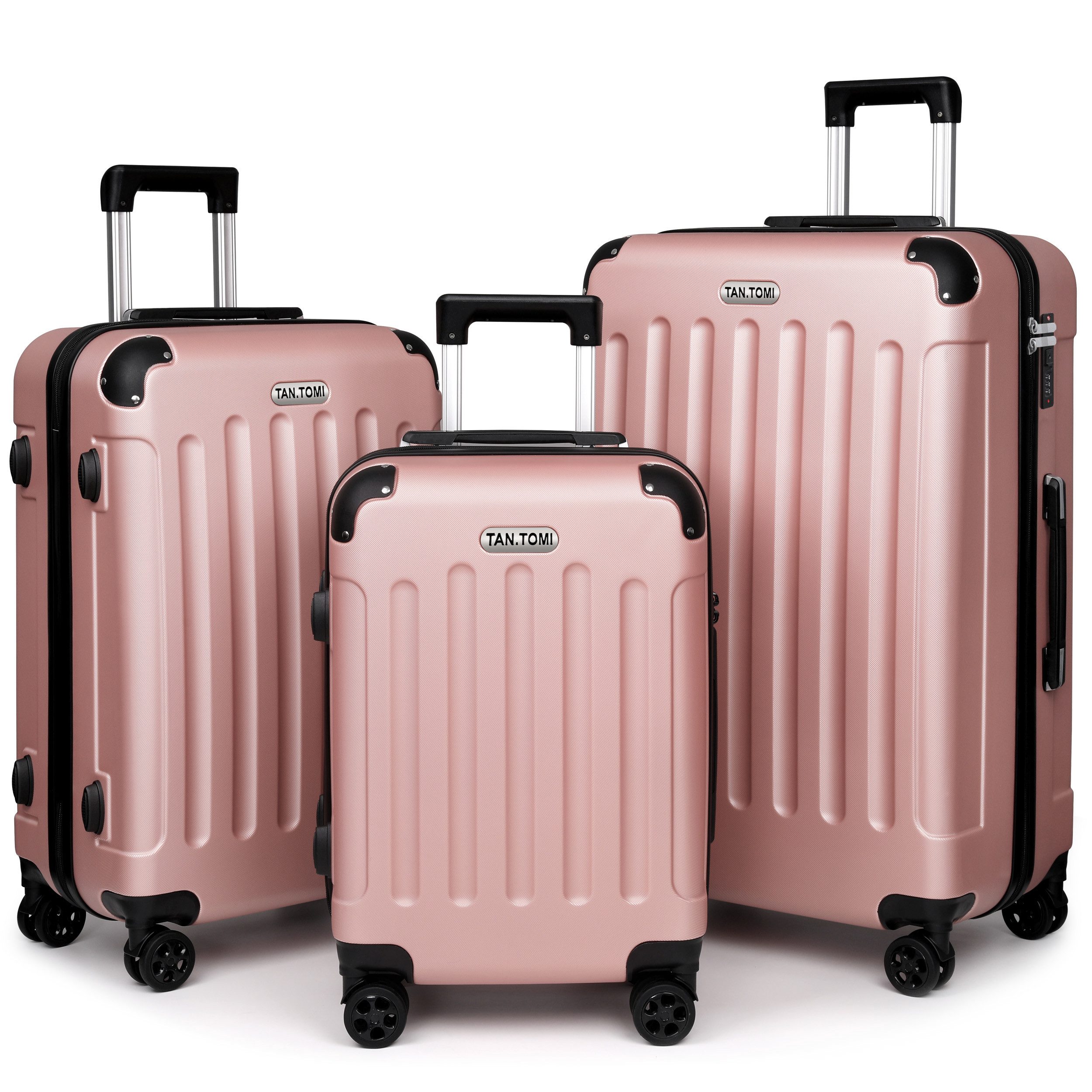 TAN.TOMI Hartschalen-Trolley Hartschalen-Koffer Trolley Rollkoffer Reisekof günstig online kaufen