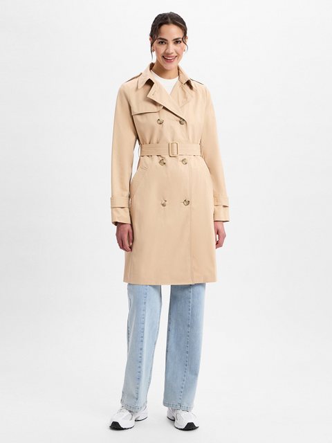 s.Oliver Funktionsmantel Trenchcoat mit Streifen-Futter günstig online kaufen