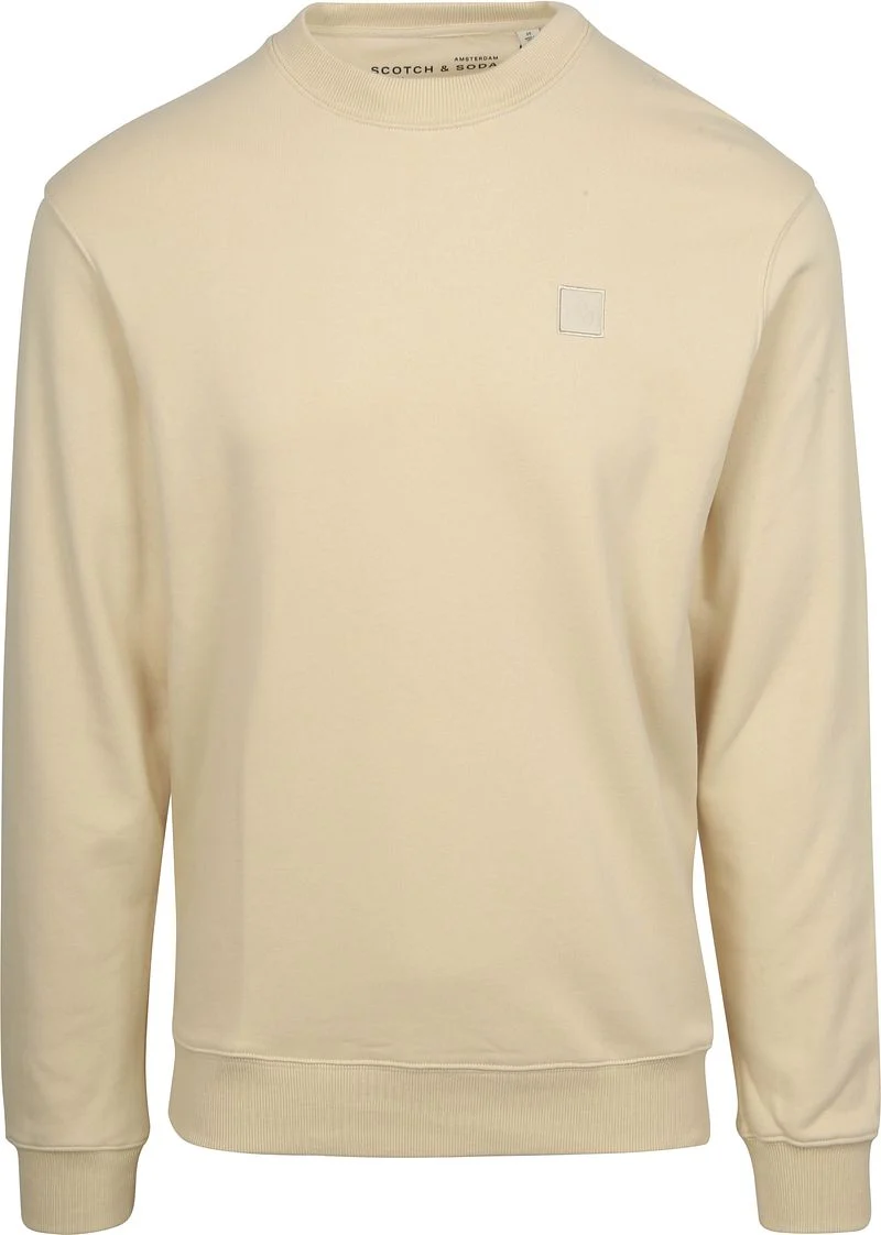 Scotch and Soda Essential Pullover Ecru - Größe M günstig online kaufen