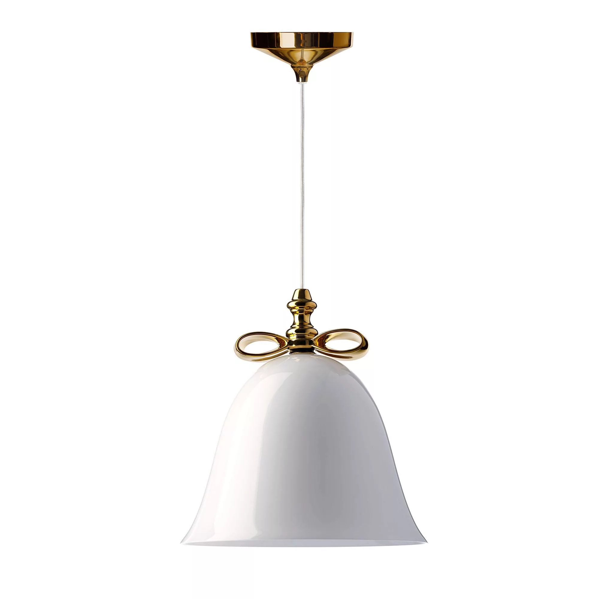 Moooi - Bell Lamp Pendelleuchte - weiß/gold/glänzend günstig online kaufen