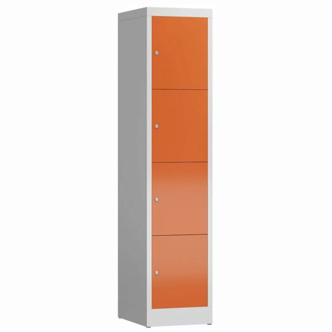 Steelboxx Fächerschrank Schließfachschrank 4 Fächer Spindschrank (1-St) kom günstig online kaufen