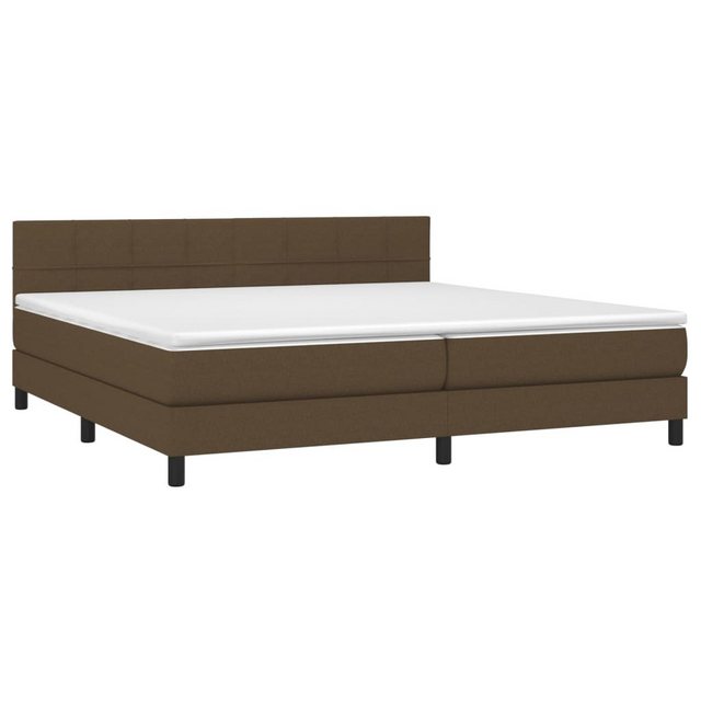 vidaXL Boxspringbett Bett Boxspringbett mit Matratze und LED Stoff (200 x 2 günstig online kaufen