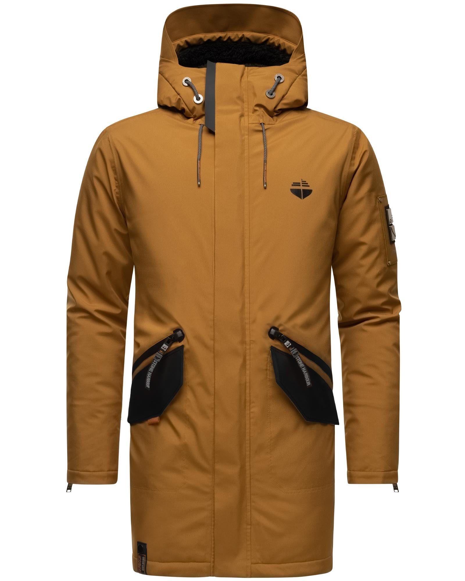 Stone Harbour Wintermantel "Ragaan", modischer Herren Winterparka mit Teddy günstig online kaufen