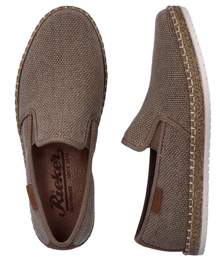 Rieker Espadrille, Slipper, Strandschuh, Sommerschuh mit Stretcheinsätzen günstig online kaufen