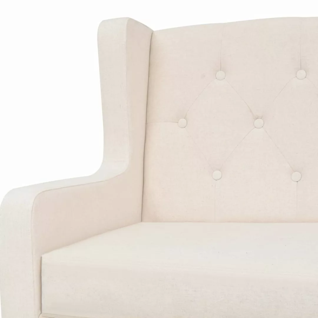 3-sitzer-sofa Stoff Cremeweiß günstig online kaufen