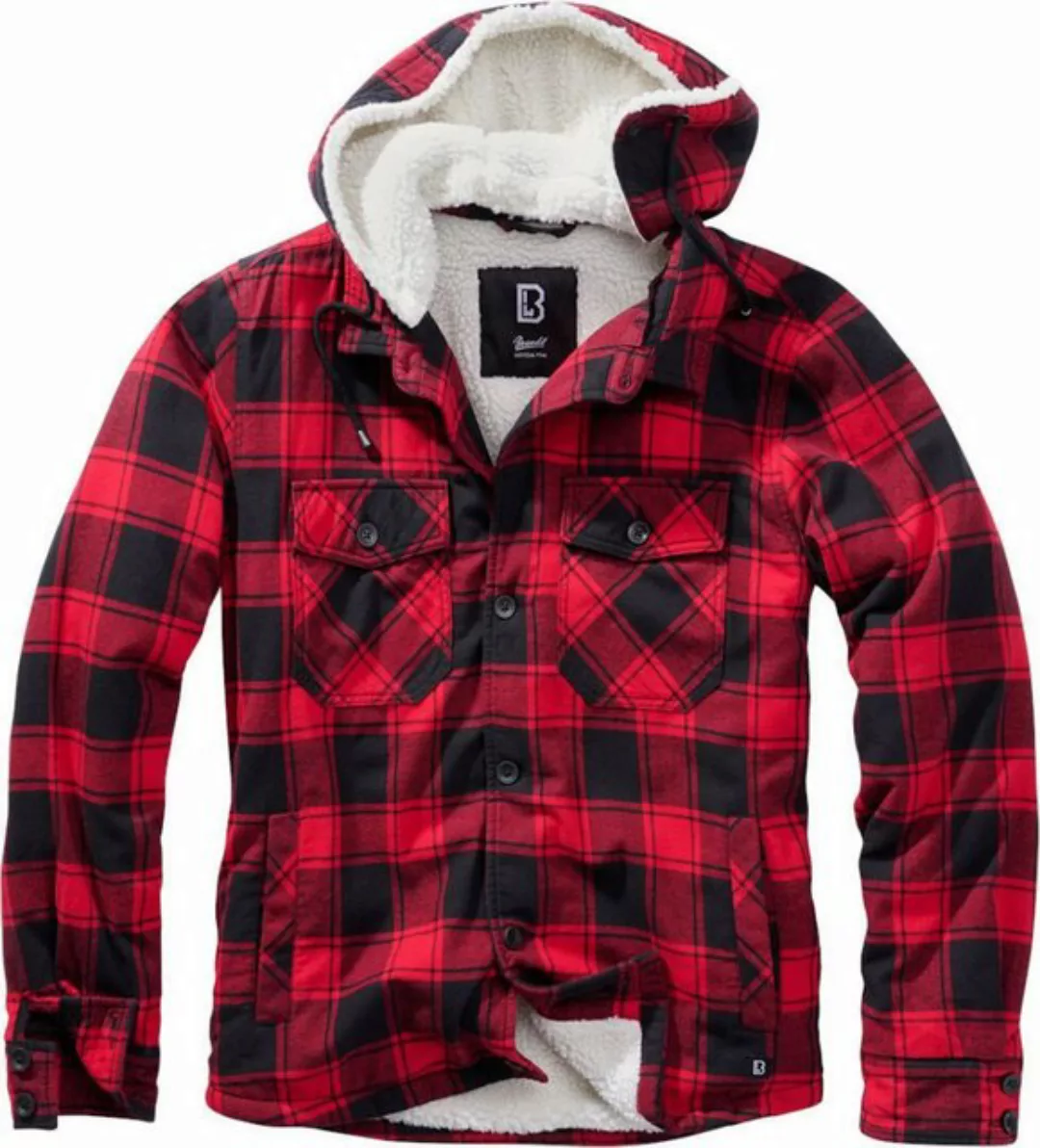 Brandit Outdoorjacke Brandit Lumber Check Shirt Hooded günstig online kaufen