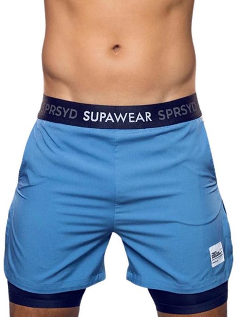 Supawear Shorts Supawear Lined Shorts Colour Blocked Blue/Pink günstig online kaufen