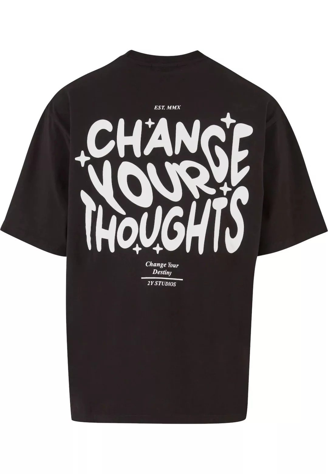 2Y Studios T-Shirt "2Y Studios Herren 2Y Thoughts Oversize Tee" günstig online kaufen