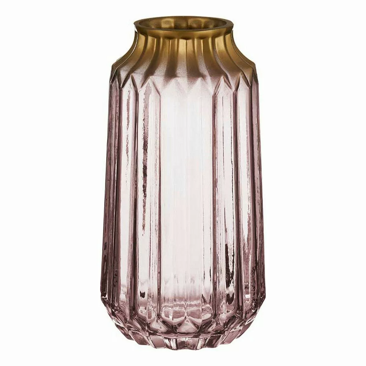 Vase Golden Rosa Glas (13 X 23,5 X 13 Cm) günstig online kaufen