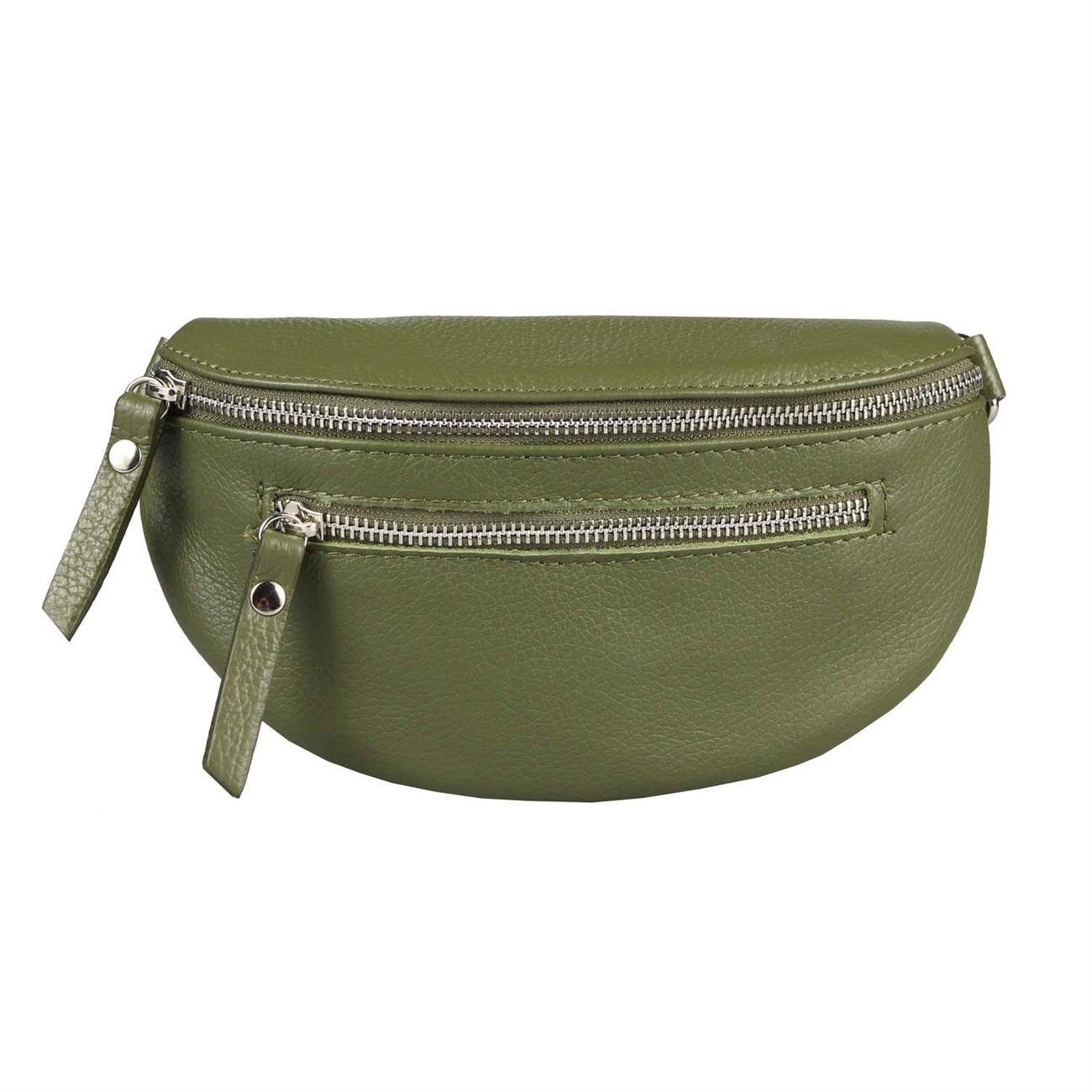 ITALYSHOP24 Bauchtasche Damen Leder Gürteltasche Hüfttasche günstig online kaufen