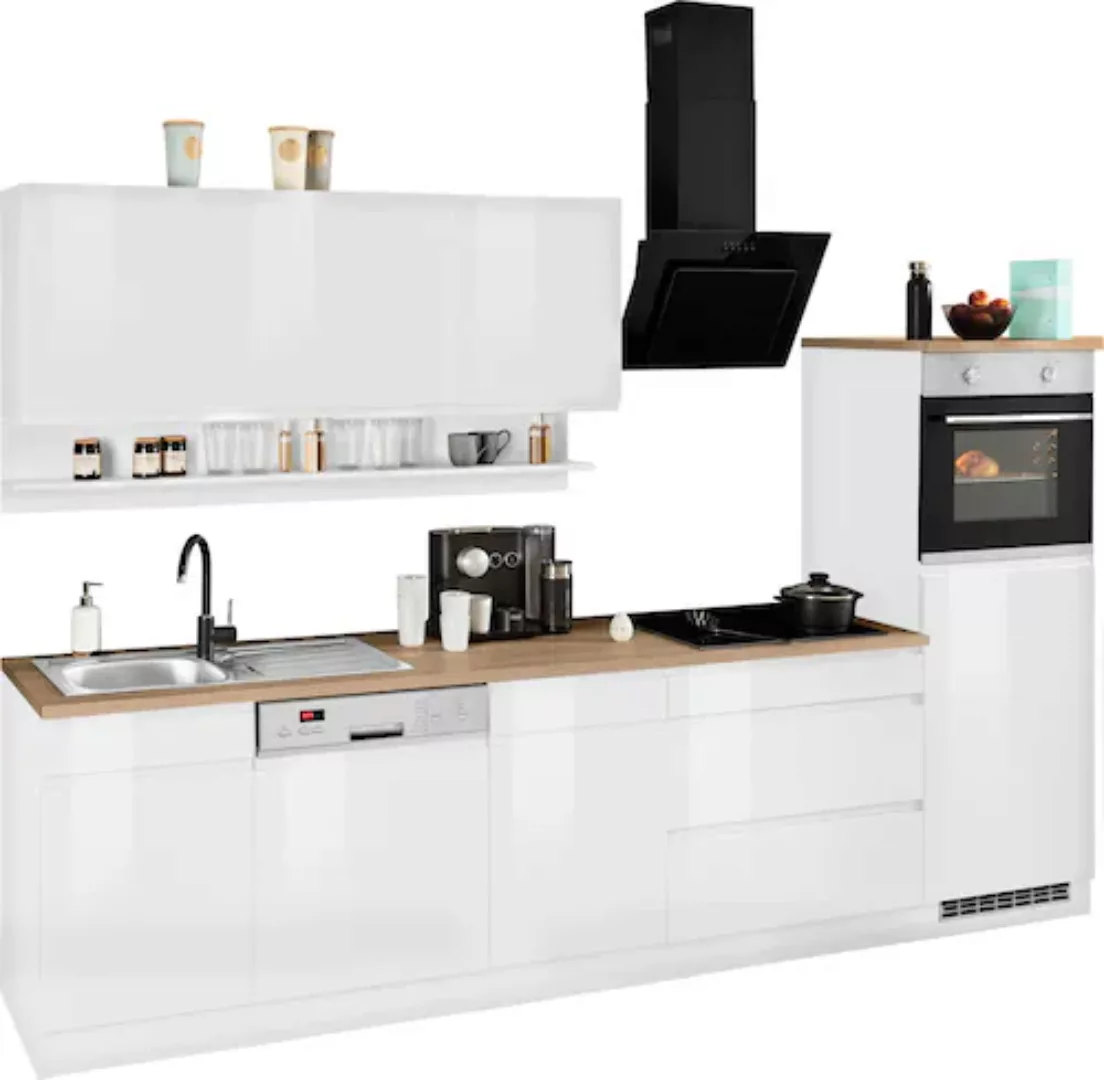 Kochstation Küche "KS-Virginia", Breite 300 cm, mit E-Geräten günstig online kaufen