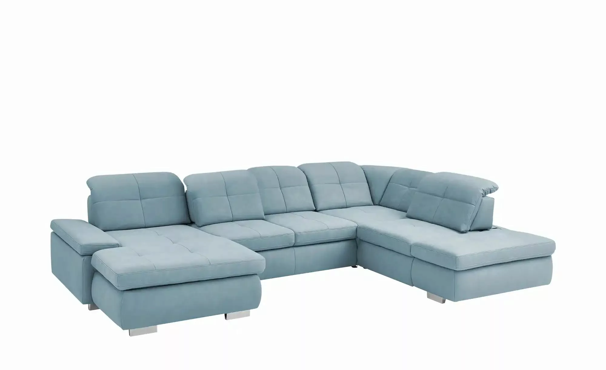 Lounge Collection Wohnlandschaft aus Mikrofaser Affair ¦ blau ¦ Maße (cm): günstig online kaufen