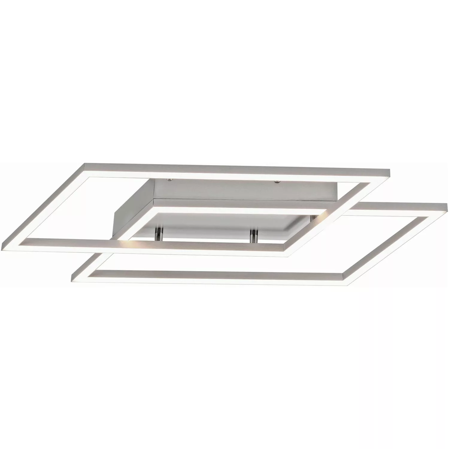 Paul Neuhaus LED-Deckenleuchte Inigo Stahl 2-flammig 53,8 cm x 24,2 cm günstig online kaufen