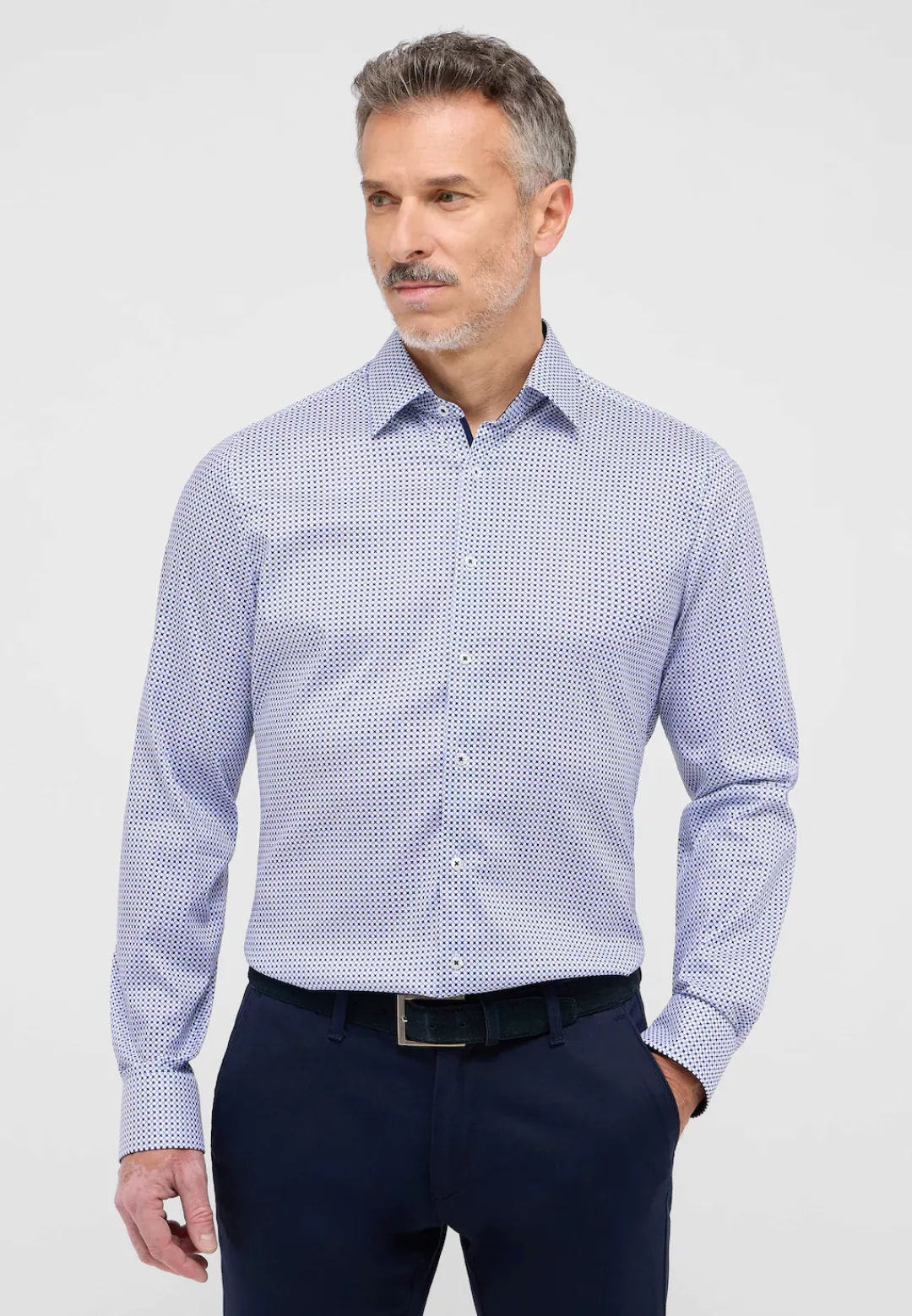 Eterna Langarmhemd "SLIM FIT", EASY IRON (bügelleicht) günstig online kaufen