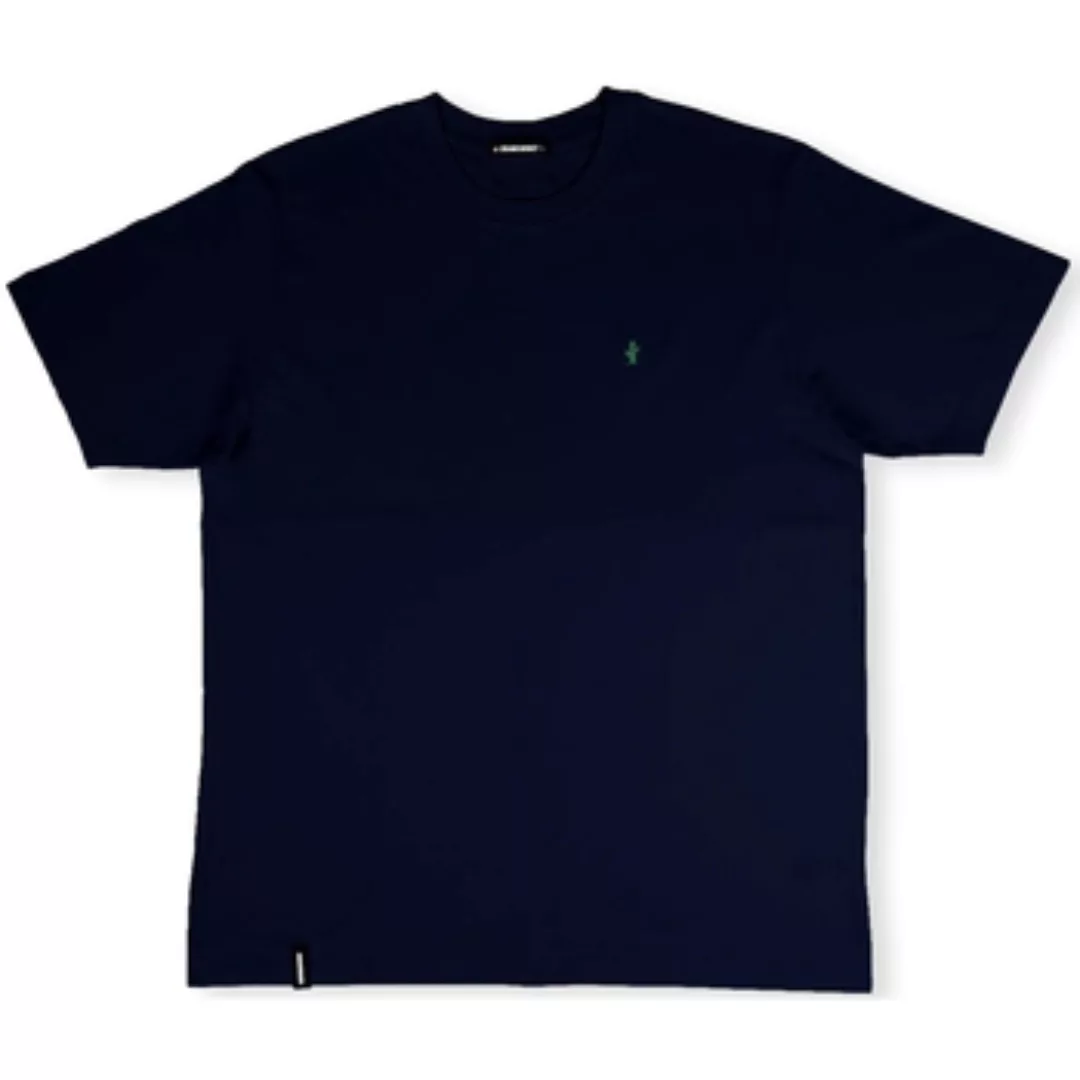 Organic Monkey  T-Shirts & Poloshirts Spikey Lee T-Shirt - Navy günstig online kaufen