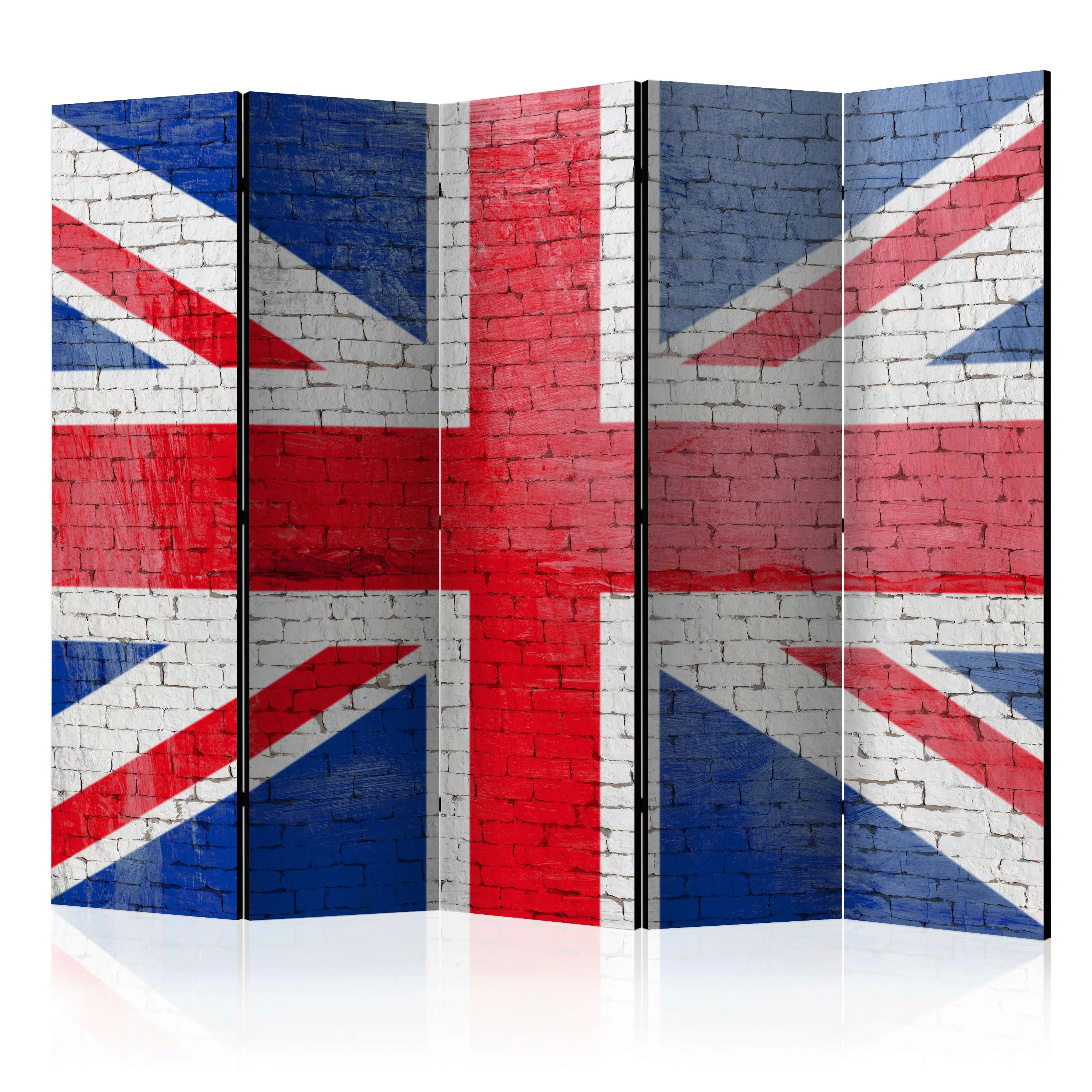 5-teiliges Paravent - British Flag Ii [room Dividers] günstig online kaufen