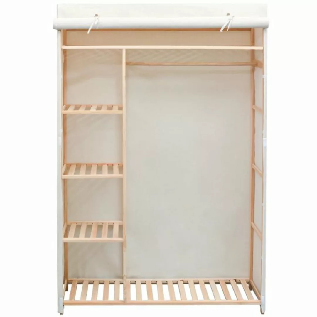 Schrank Stoff Und Kiefernholz 110 X 40 X 170 Cm günstig online kaufen