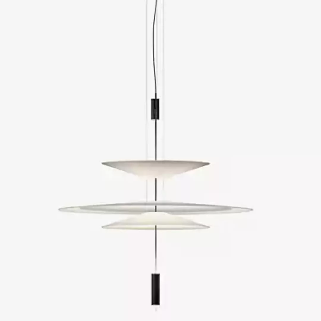 Vibia Flamingo 1530 Pendelleuchte LED, graphit - 1-10 V/Push günstig online kaufen