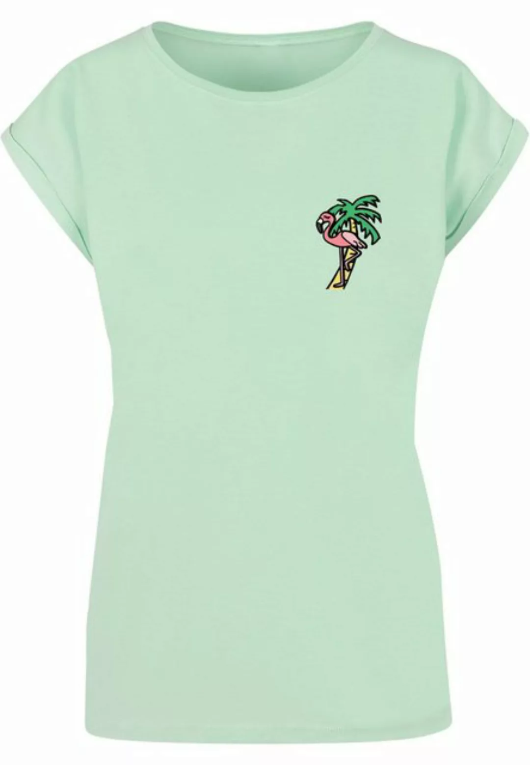 MisterTee T-Shirt MisterTee Damen Ladies Flamingo Extended Shoulder Tee (1- günstig online kaufen
