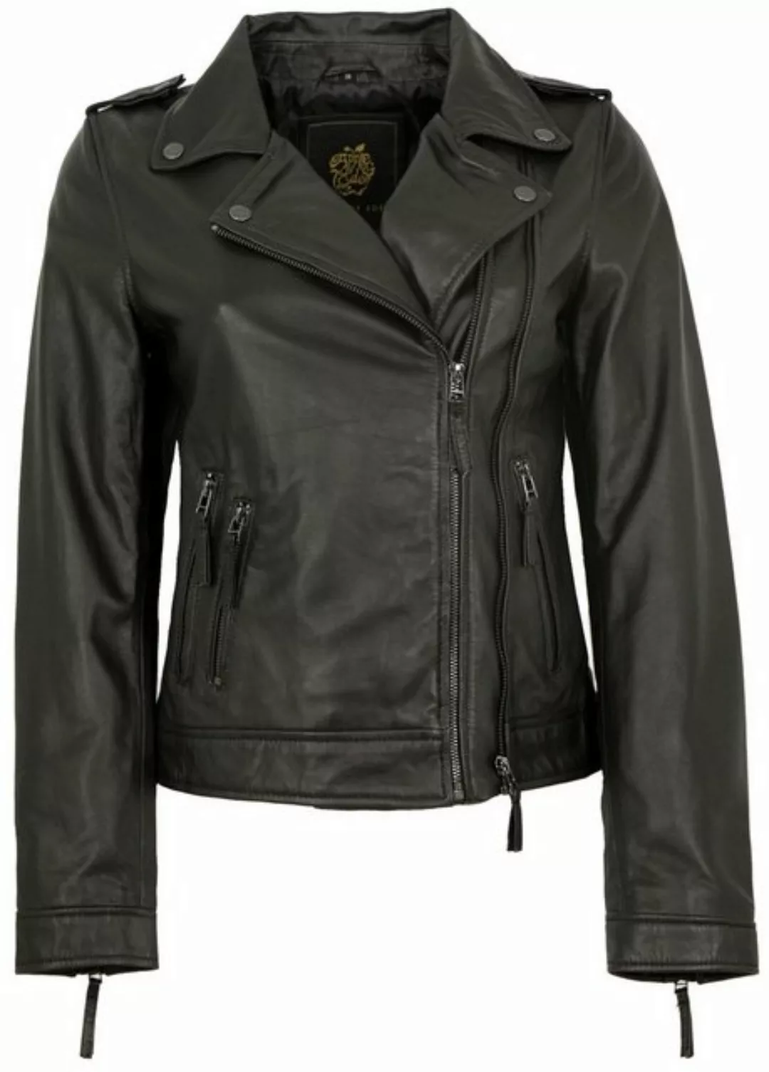 Apple of Eden Lederjacke AOE-117/L Apple of Eden - Damen Lederjacke Bikerja günstig online kaufen