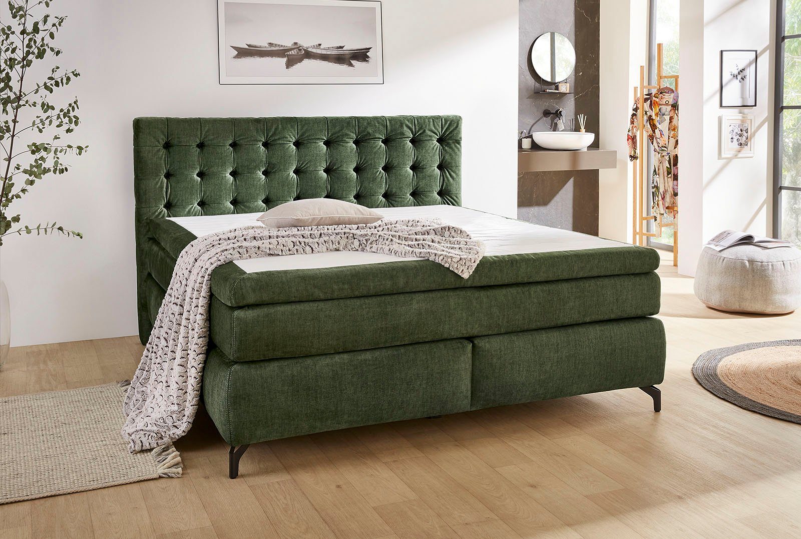 Jockenhöfer Gruppe Boxspringbett Jessica inklusive 9cm günstig online kaufen