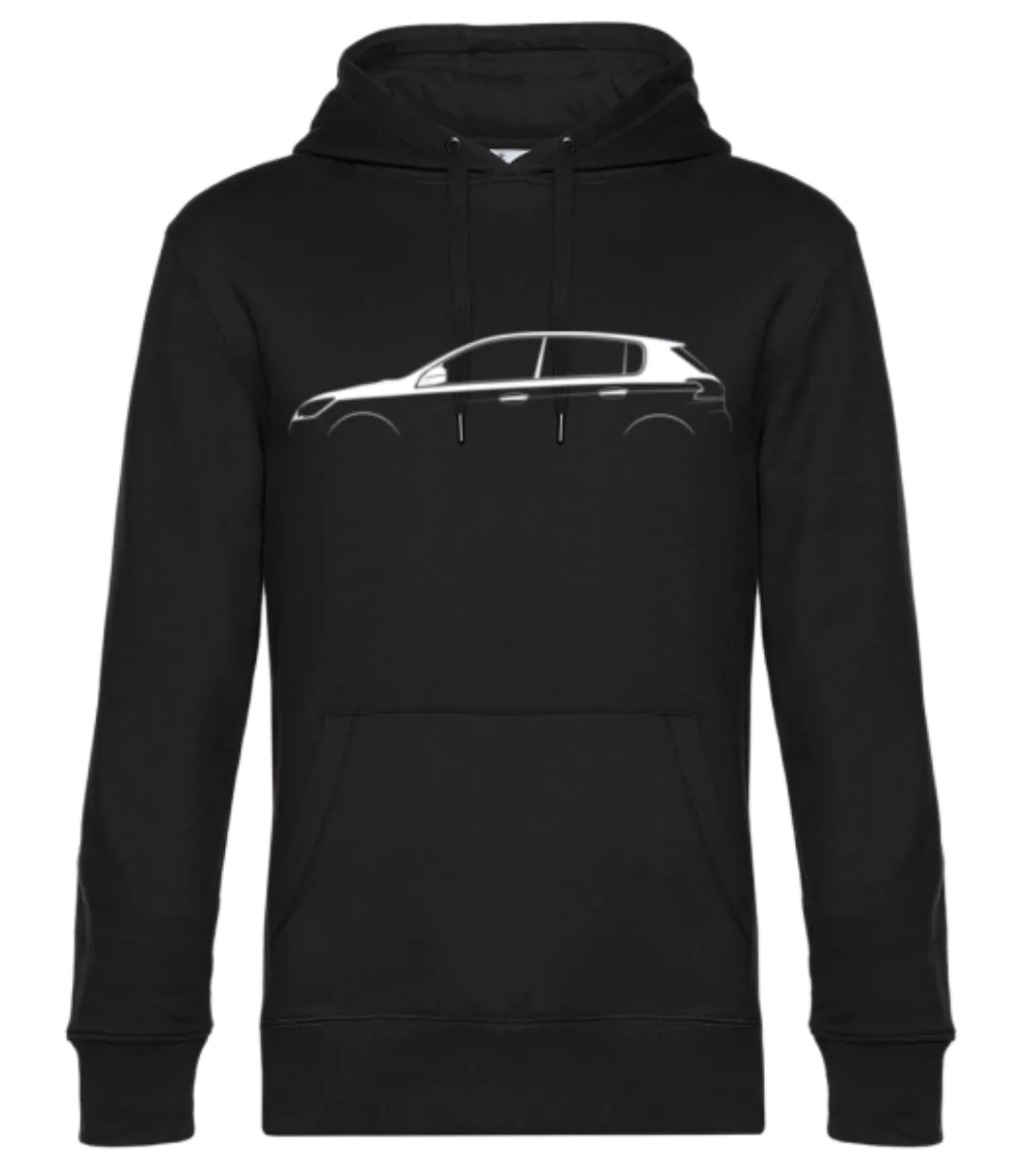 'Peugeot 308 GTi' Silhouette · Unisex Premium Hoodie günstig online kaufen