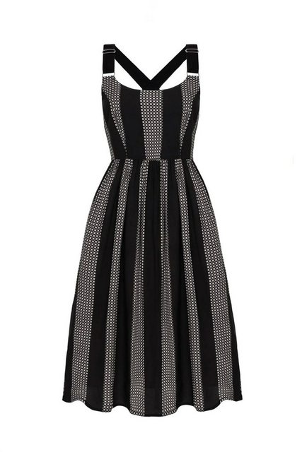 Hell Bunny A-Linien-Kleid Lita Retro Swingkleid Vintage Karomuster Rockabil günstig online kaufen