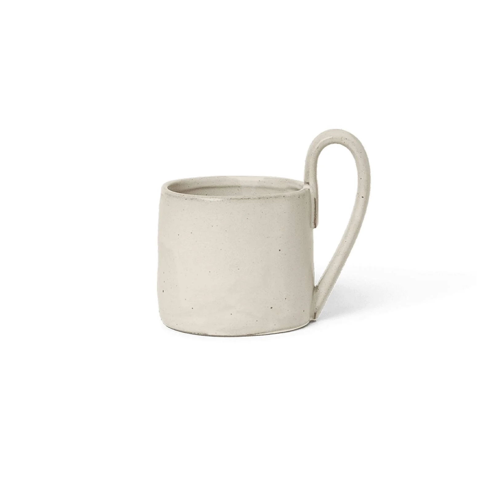 ferm LIVING Tasse Flow, weiß, 360 ml, Keramik, glasiert günstig online kaufen