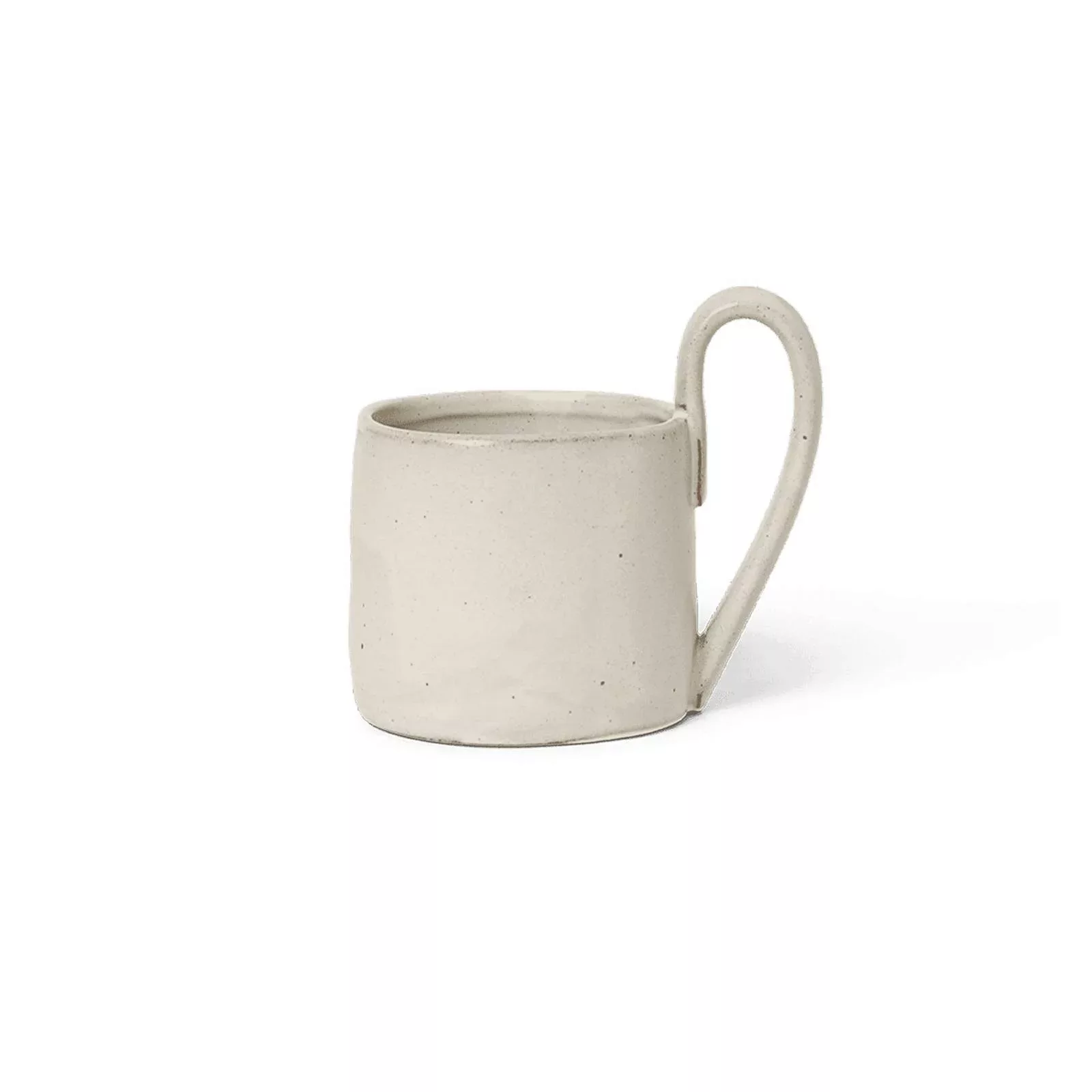 ferm LIVING Tasse Flow, weiß, 360 ml, Keramik, glasiert günstig online kaufen