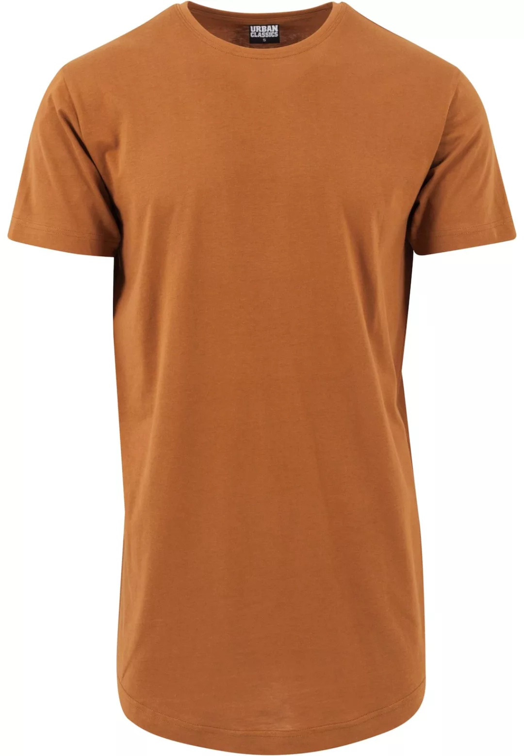 URBAN CLASSICS Kurzarmshirt "Urban Classics Herren Shaped Long Tee" günstig online kaufen