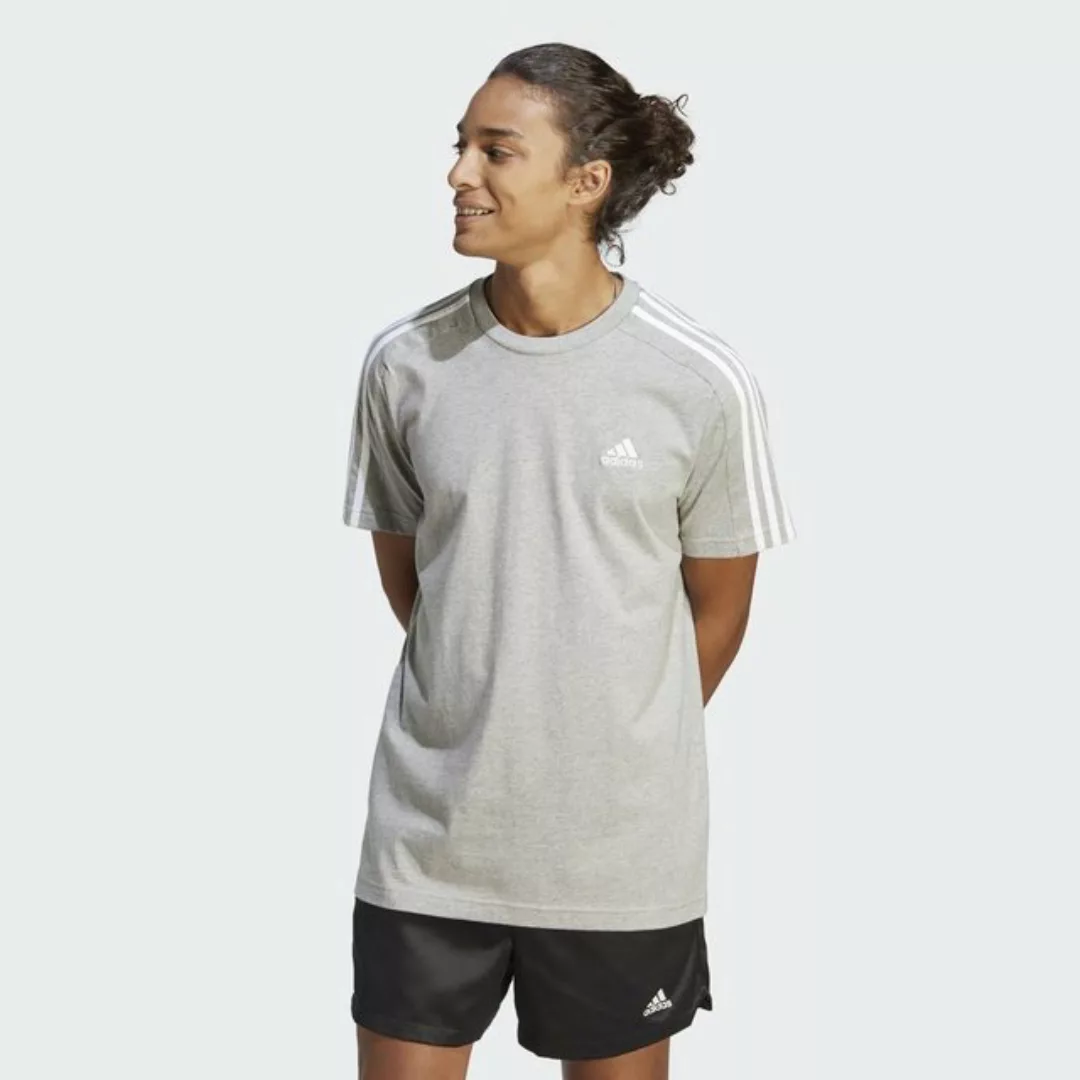 adidas Sportswear T-Shirt ESSENTIALS SINGLE JERSEY 3-STREIFEN T-SHIRT günstig online kaufen