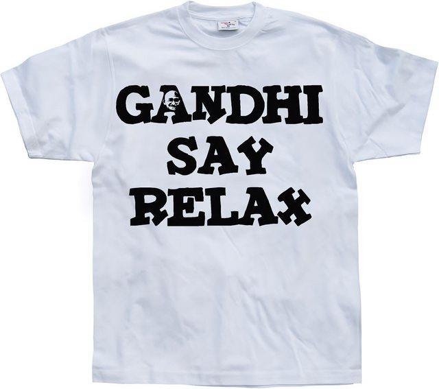 Hybris T-Shirt Gandhi Say Relax T-Shirt günstig online kaufen