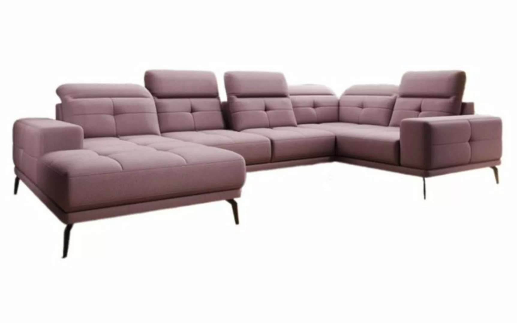 Luxusbetten24 Sofa Designer Sofa Nerio, mit verstellbarer Kopf- und Rückenl günstig online kaufen