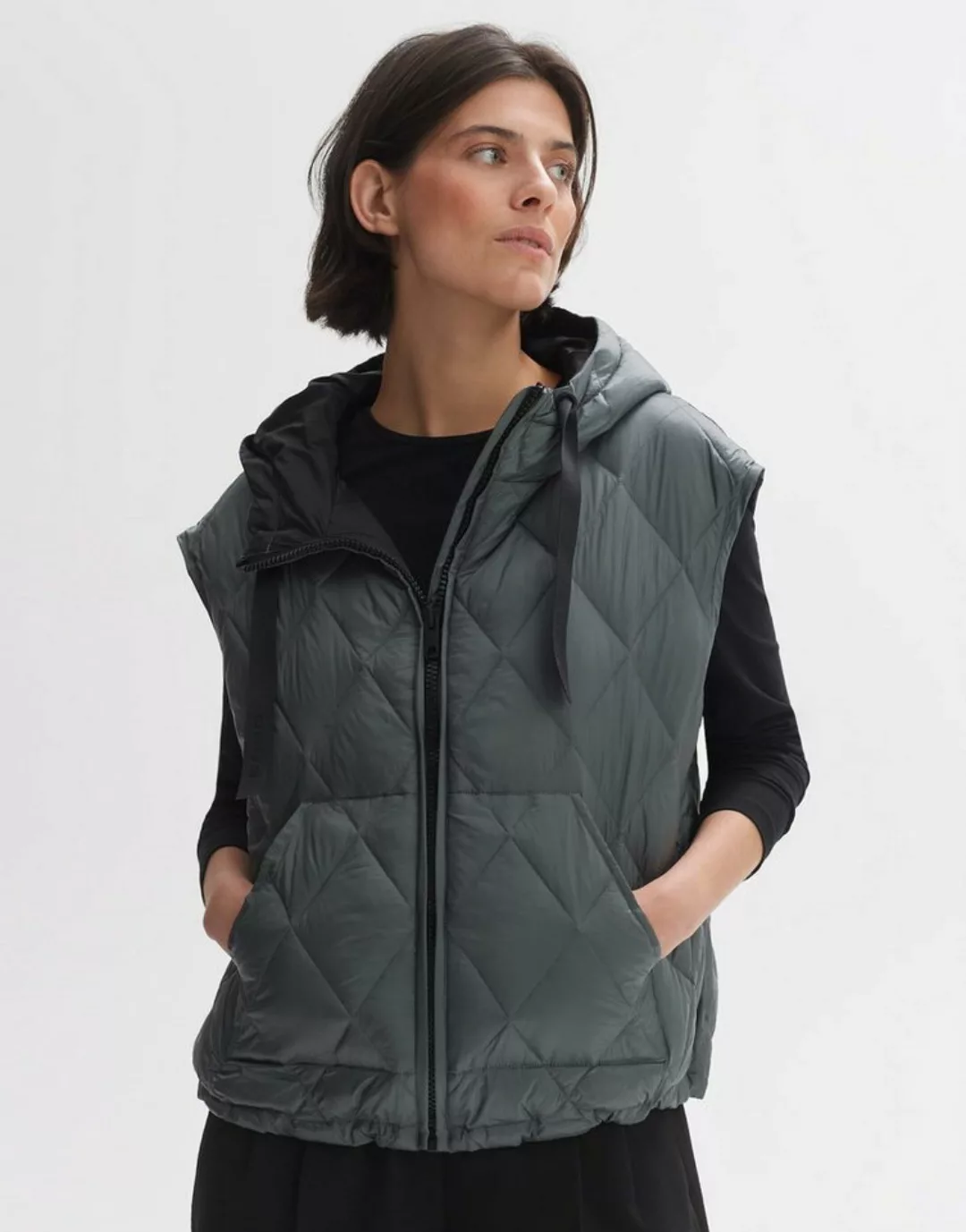 OPUS Steppweste Worlanda oversized Passform Nylon günstig online kaufen