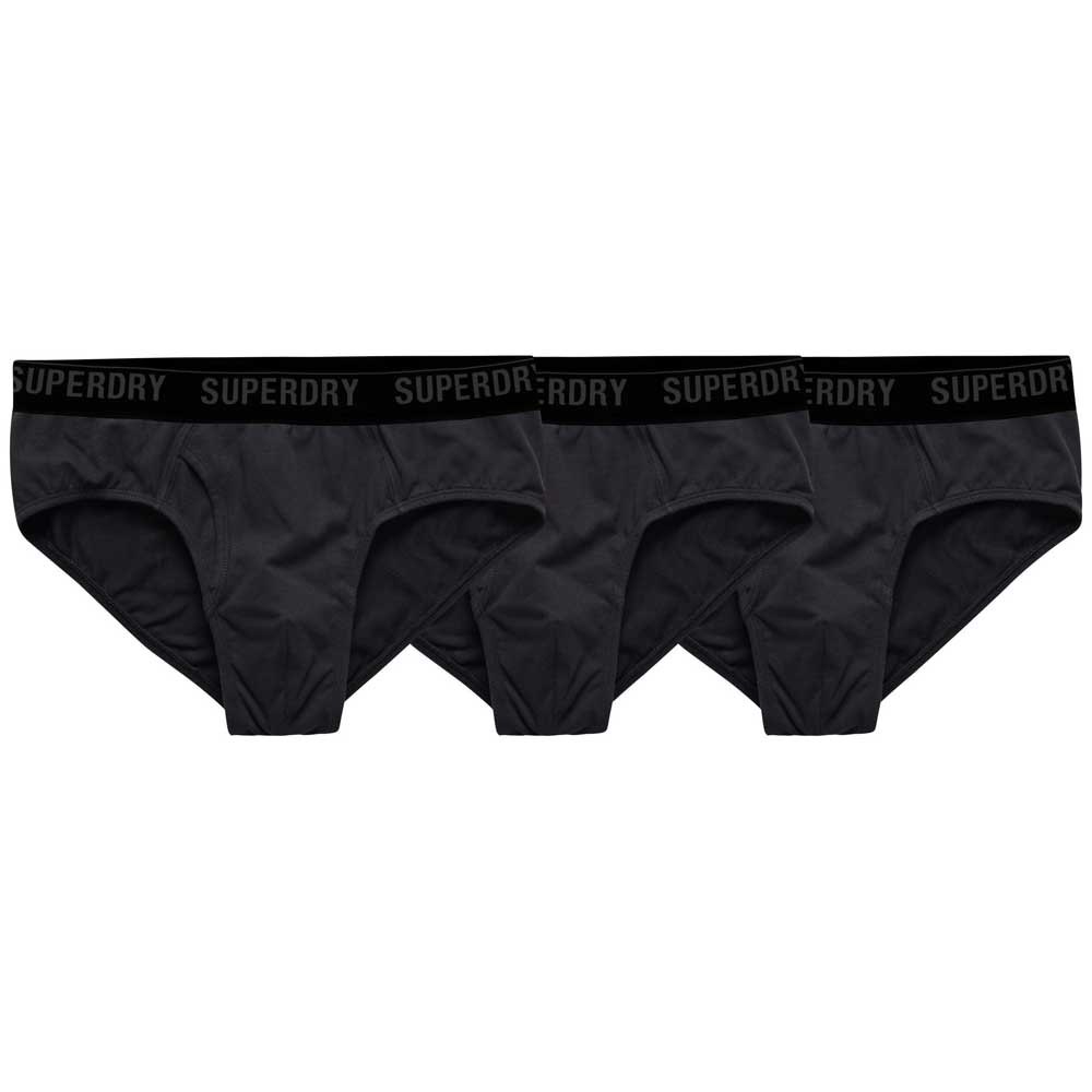 Superdry 3-er Set Slips Schwarz günstig online kaufen