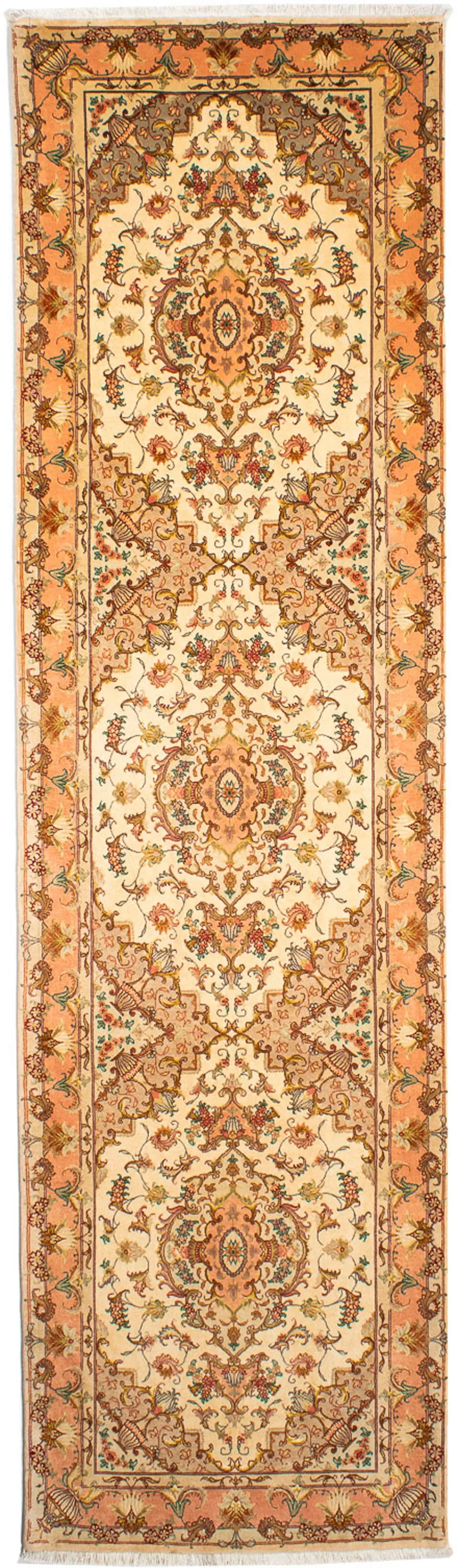 morgenland Orientteppich »Perser - Täbriz - Royal - 314 x 87 cm - hellbraun günstig online kaufen